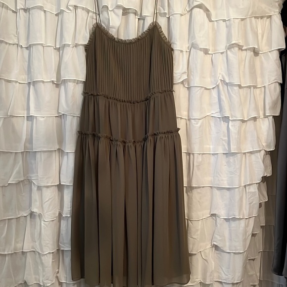 Banana Republic Olive Dress size 12 - Picture 1 of 2